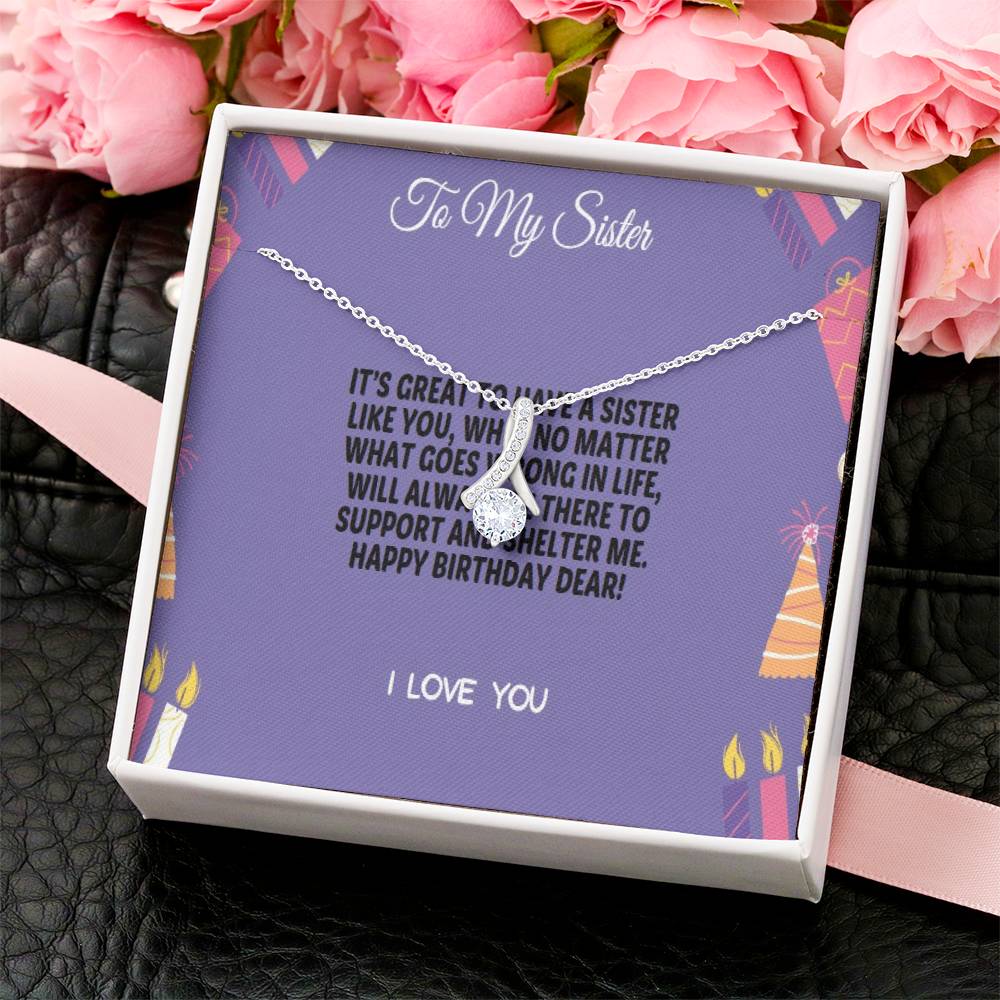 Sentimental Gifts For Sister's Birthday Alluring Beauty Necklace