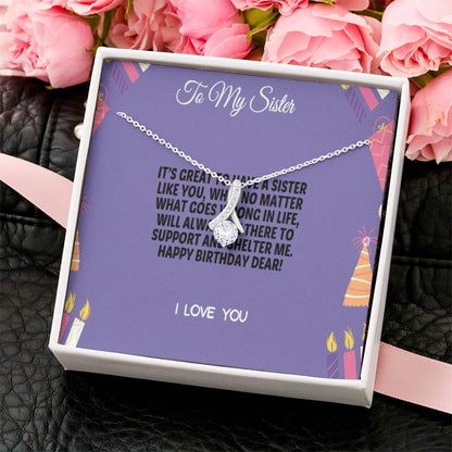 Sentimental Gifts For Sister's Birthday Alluring Beauty Necklace