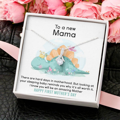 To A New Mama - I Know You Will Be An Amazing Mother - Mother's Day Gift - Alluring Necklace 1 Alluring Beauty Necklace