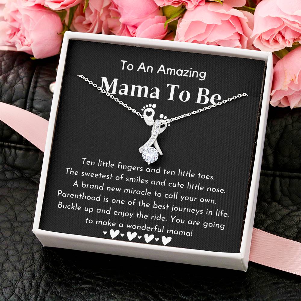 To An Amazing Mama To Be Pregnancy Gift For Friend Gift For First Time Mom Pregnancy Gift For Best Friend Alluring Beauty Necklace