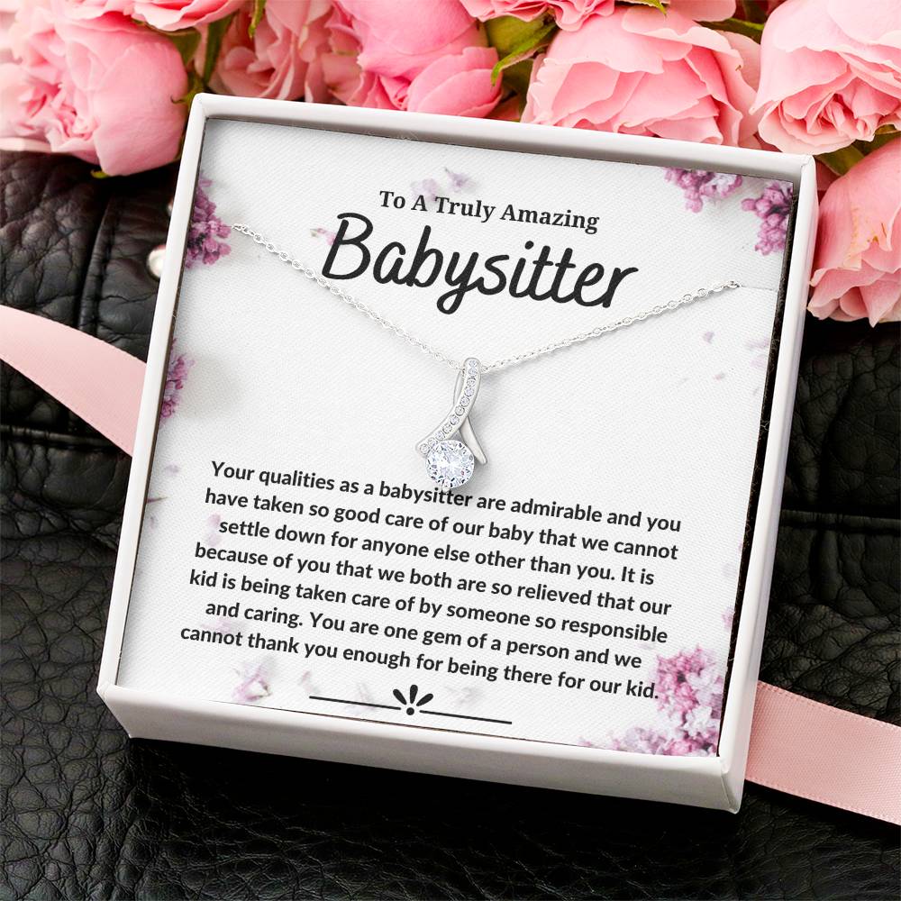 Baby Sitter - Ribbon Alluring Beauty Necklace