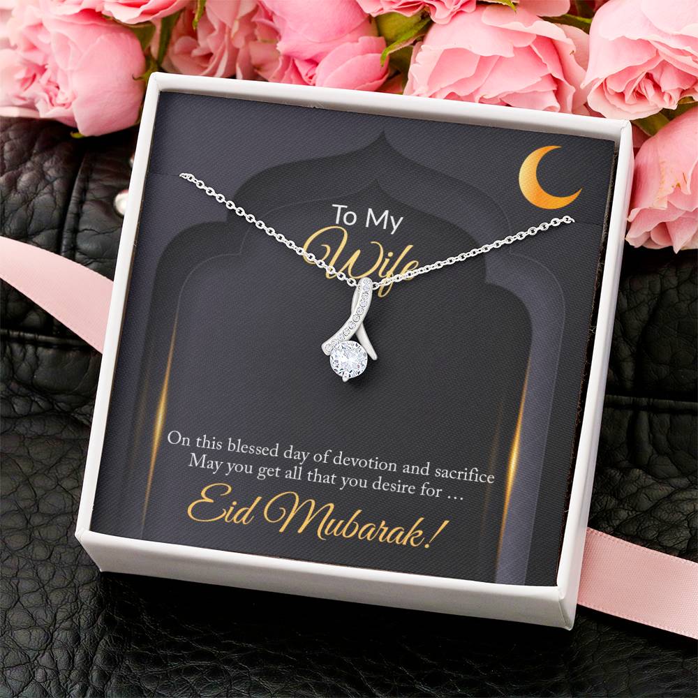 Beautiful Eid Gift For Wife Alluring Beauty Necklace