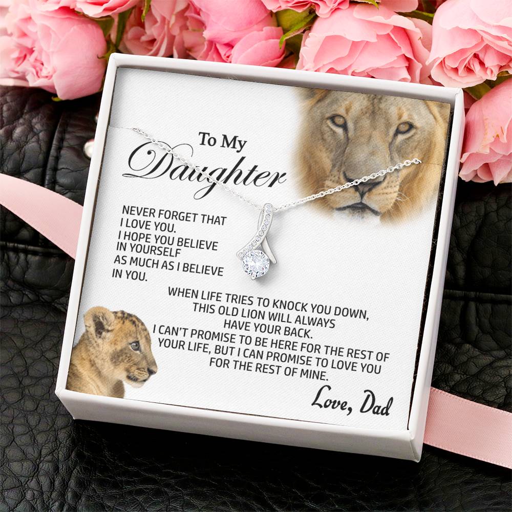 Best Gift For Daughter From Dad Alluring Beauty Shineon Necklace With Pod Message Card Alluring Beauty Necklace