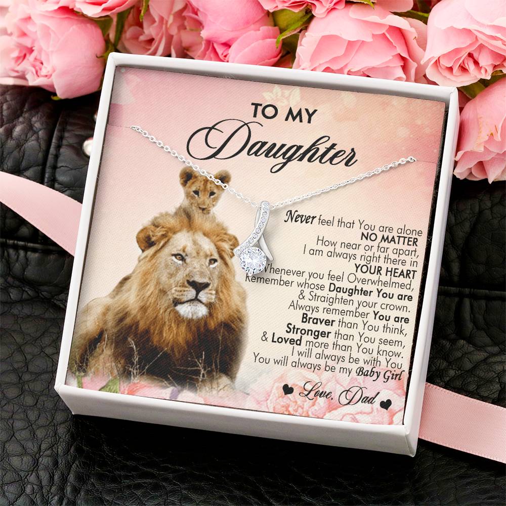To My Daughter Alluring Beauty Necklace 10  Alluring Beauty Necklace