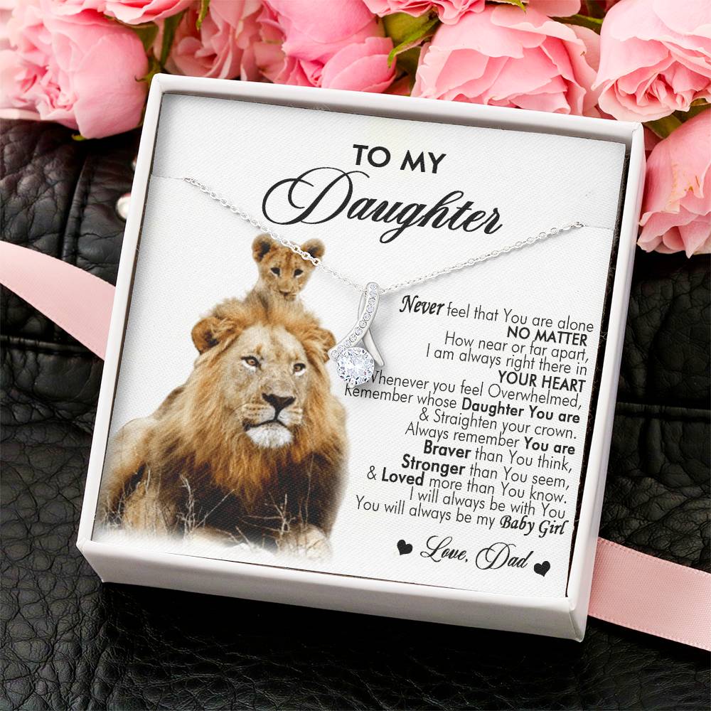 To My Daughter Alluring Beauty Necklace 1  Alluring Beauty Necklace