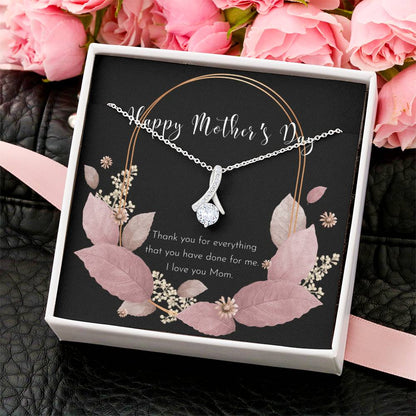To My Badass Mom Necklace  Badass Mom Gift  Mother’S Day Gift  Birthday Gift  Gift From Daughter  Gift From Son Alluring Beauty Necklace