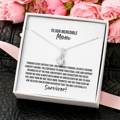 Mom Survivor Necklace From Us Alluring Beauty Necklace