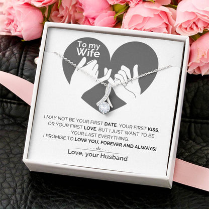 To My Wife Love Promise Alluring Beauty Necklace