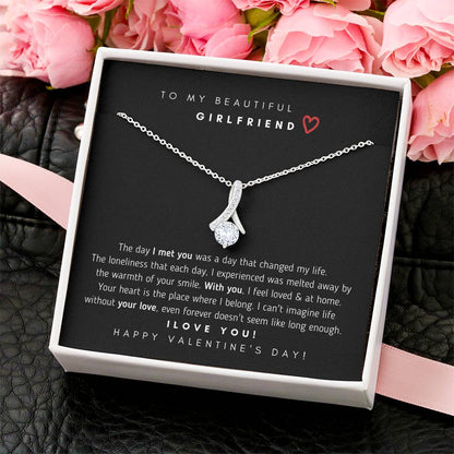 To My Beautiful Girlfriend - Happy Valentine's Day ?? Alluring Beauty Necklace