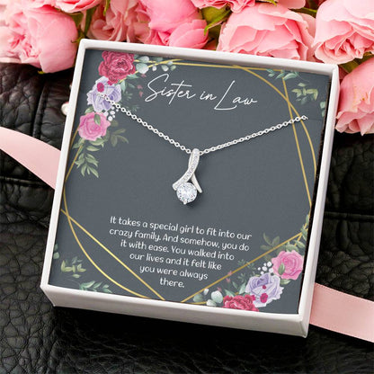 Sister In Law Gift Necklace Sister In Law Wedding Gift Sister In Law Birthday Gift Sister In Law Necklace To My Sister In Law Necklace Alluring Beauty Necklace