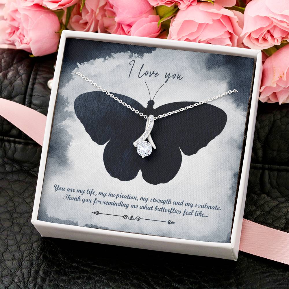 Alluring Pendant Butterfly Alluring Beauty Necklace
