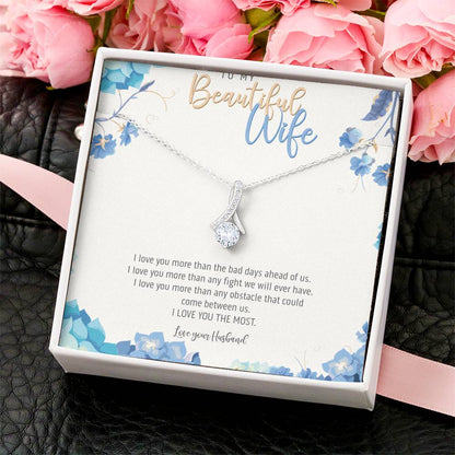 To My Beautiful Wife - Take My Heart Necklace - Necklace Gift For Fiancée Romantic Alluring Beauty Necklace