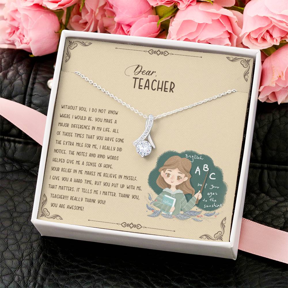 Alluring Necklace For Teacher Alluring Beauty Necklace