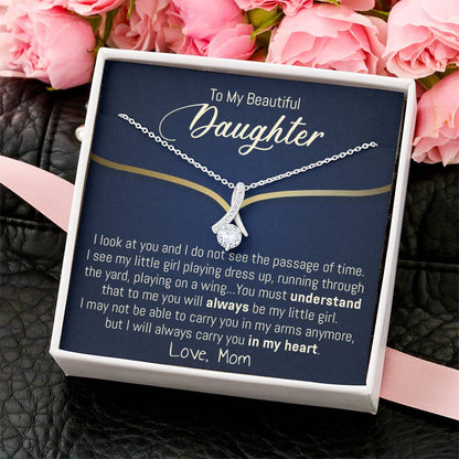 To My Beautiful Daughter 3 Alluring Beauty Necklace