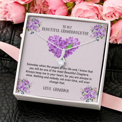 The Most Beautiful Chapters - Best Gift For Granddaughter 1 Alluring Beauty Necklace