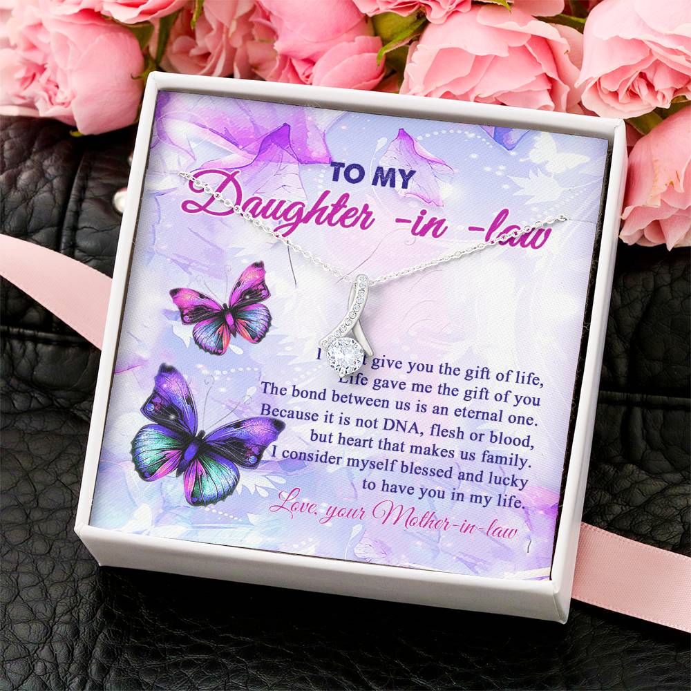 The Gift Of Life - Best Gift For Daughter-In-Law Alluring Beauty Necklace