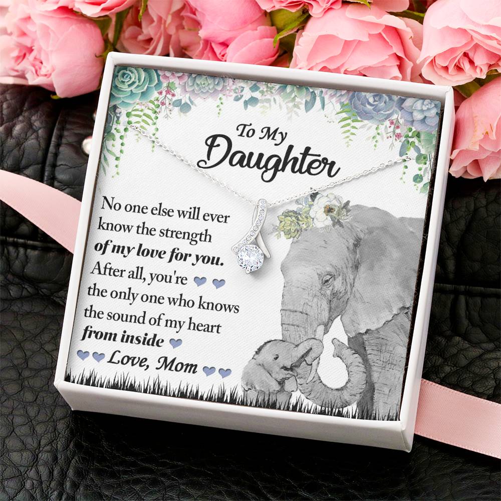 The Sound Of My Heart - Best Gift For Daughter Alluring Beauty Necklace