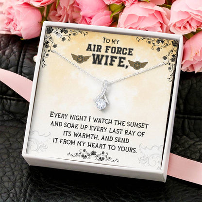 Alluring Beauty Necklace - To My Air Force Wife Alluring Beauty Necklace