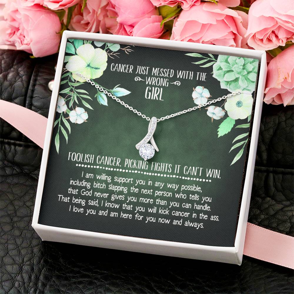 Cancer Diagnosis Support Necklace 1  Alluring Beauty Necklace