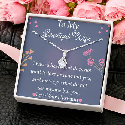 Best Valentines Necklace Gift For Wife Alluring Beauty Necklace