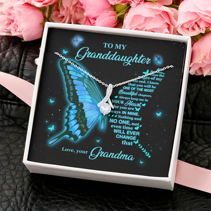 The Most Beautiful Chapters - Best Gift For Granddaughter Alluring Beauty Necklace