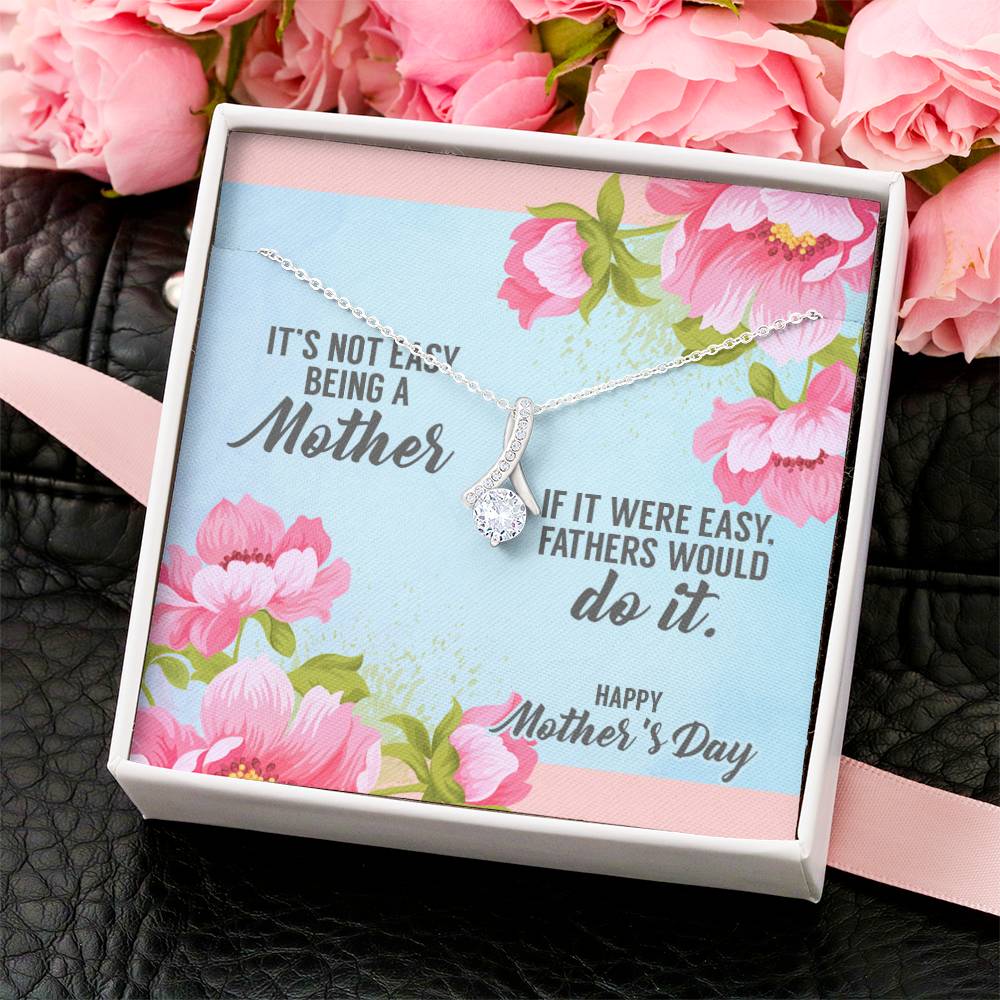 Beautiful Sparkly Happy Mother's Day Pendant Alluring Beauty Necklace