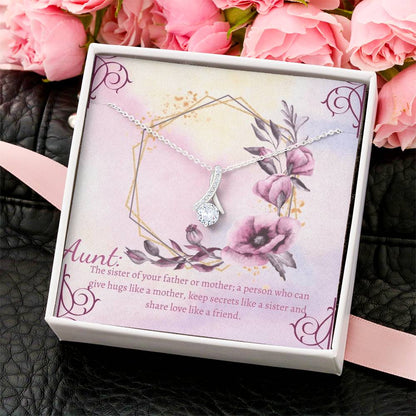 Aunt Gift Aunt Jewelry Best Auntie Ever Aunt Charm Aunt Necklace New Aunt My Aunt Loves Me Aunt Alluring Beauty Necklace