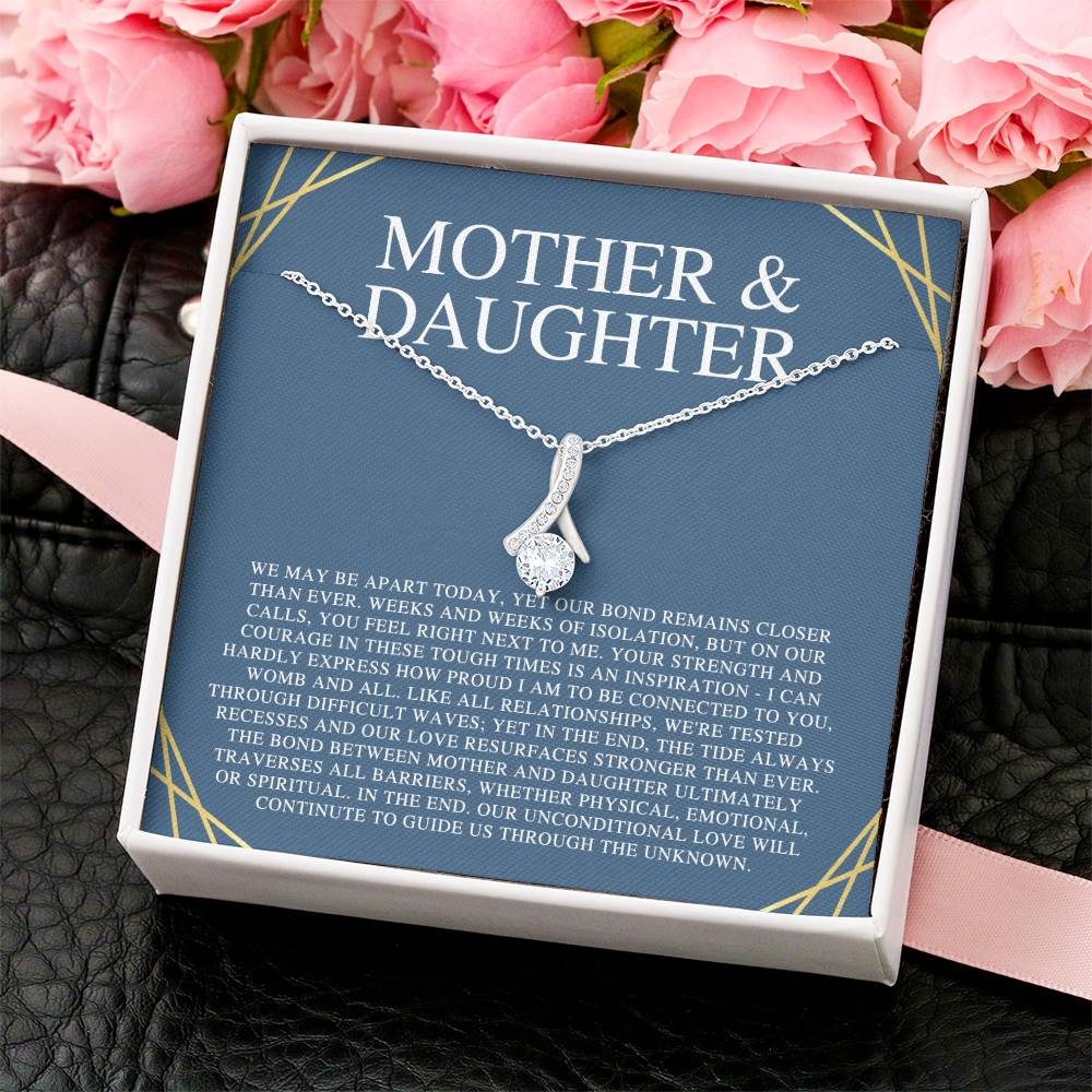 To Daughter Alluring Beauty Necklace Gift For Daughter From Mom - Daughter Necklace From Mom Sentimental Alluring Beauty Necklace