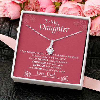 To My Daughter Alluring Beauty Necklace 2  Alluring Beauty Necklace