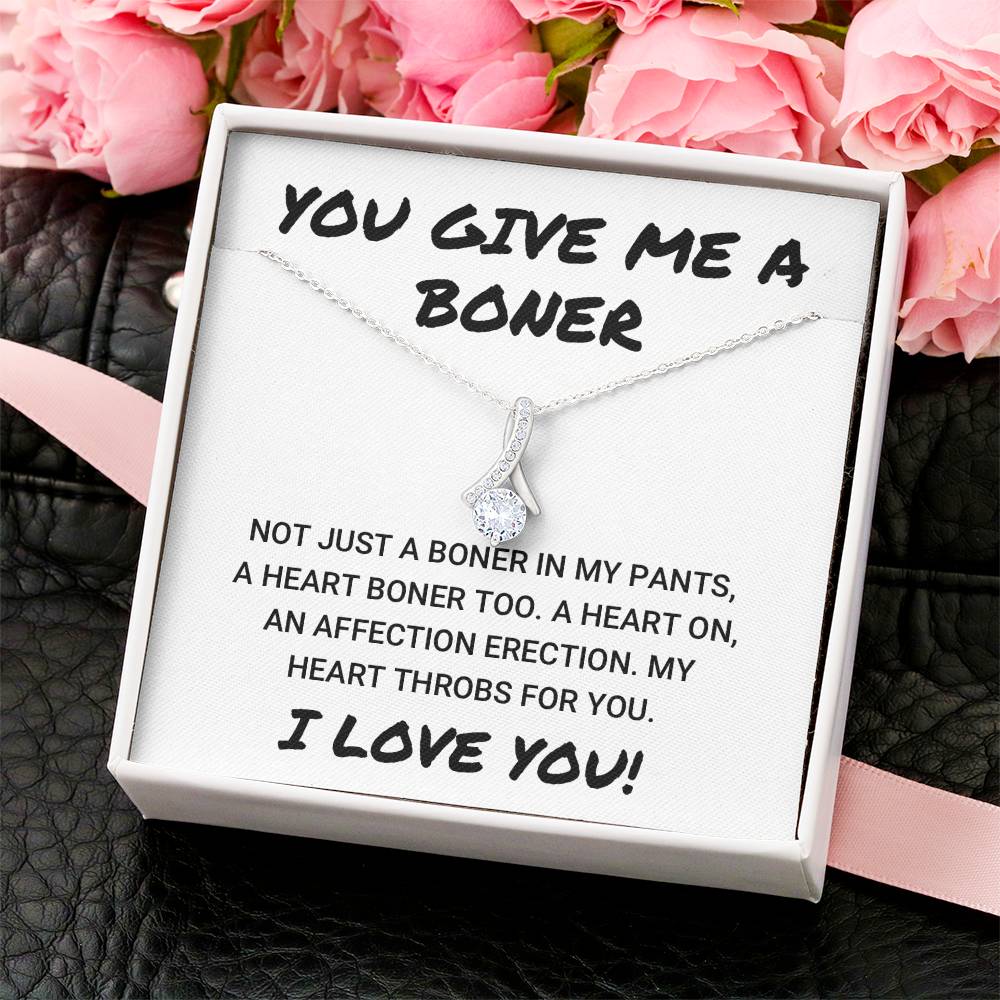 Affection Erection Funny Valentine's Necklace 1  Alluring Beauty Necklace
