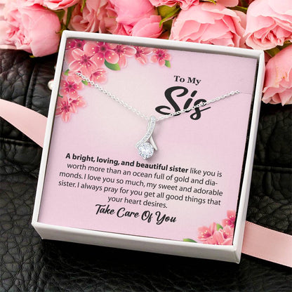 Sister Jewelry Alluring Necklace Gift Sister Gift From Brother Jewelry Gifts For Sister Gifts For Sister Alluring Beauty Necklace
