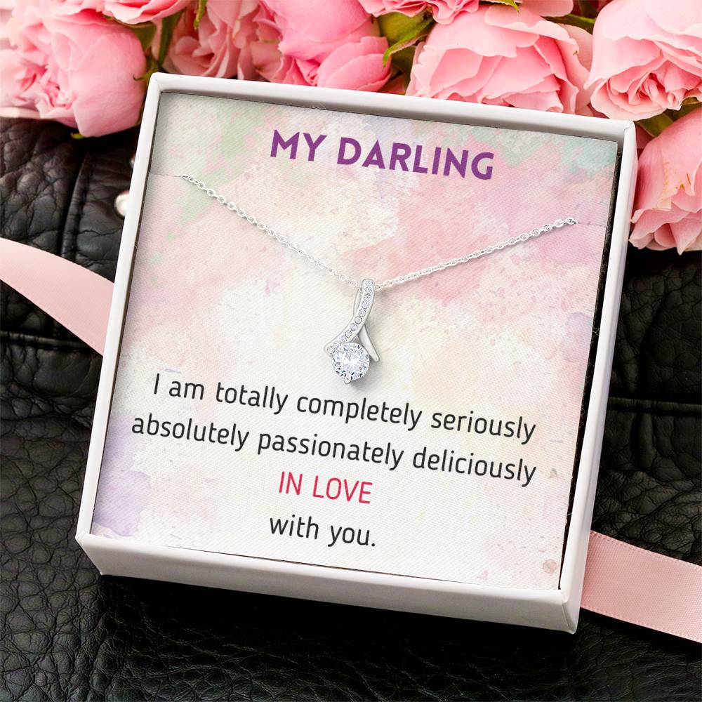 To My Darling Wife - The One Necklace Alluring Beauty Necklace