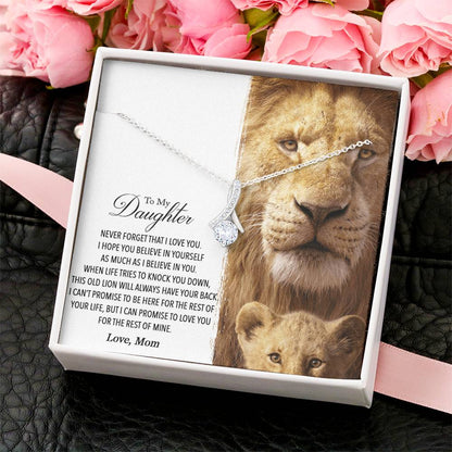 To My Daughter - This Old Lion Will Always Have Your Back 1  Alluring Beauty Necklace