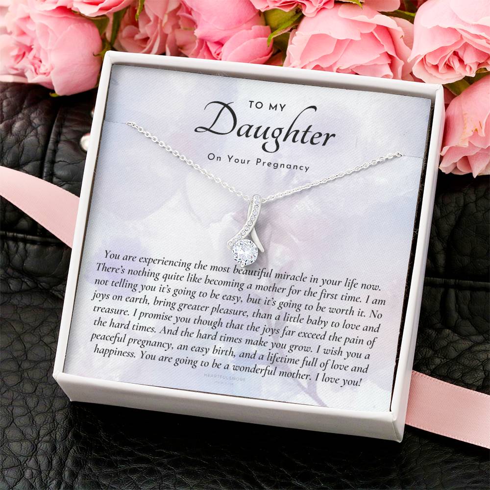 Pregnancy Gift For Daughter Baby Shower Gift Mom To Be Gift Expecting Mom Gift Pregnant Daughter Gift From Mom Alluring Beauty Necklace