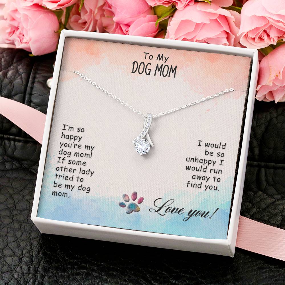 Best Gift Dogmom Alluring Beauty Necklace With Pod Message Card 1  Alluring Beauty Necklace