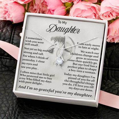To My Daughter - Love Mom  Alluring Necklace?? Alluring Beauty Necklace