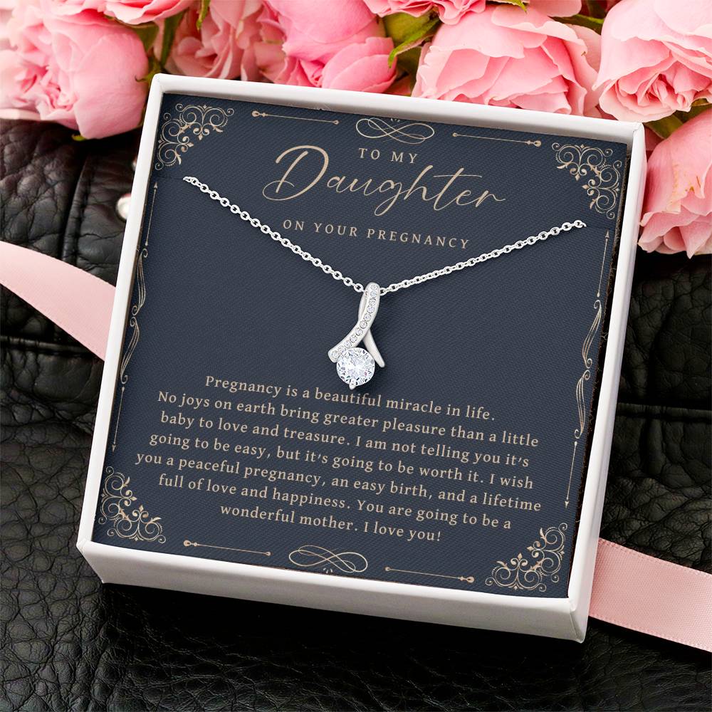 Pregnancy Gift For Daughter Baby Shower Gift Mom To Be Gift Expecting Mom Gift Pregnant Daughter Gift From Mom New Mom Mom To Be Alluring Beauty Necklace