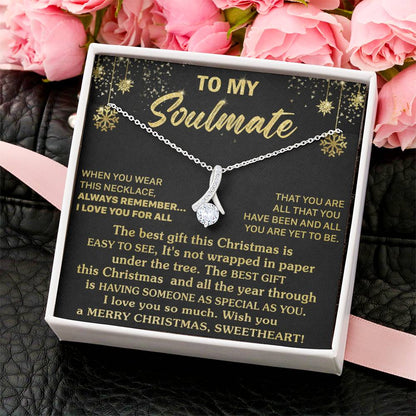 Gift For Your Soulmate Christmas - Someone Special - Alluring Alluring Beauty Necklace