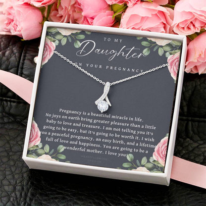 Pregnancy Gift For Daughter Baby Shower Gift Mom To Be Gift Pregnant Daughter Gift From Mom New Mom Expecting Mom Gift Alluring Beauty Necklace