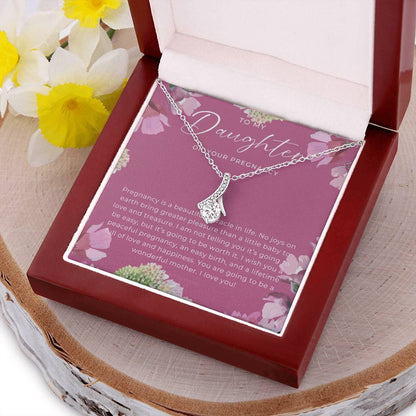 Pregnancy Gift For Daughter Expecting Mom Gift Pregnant Daughter Gift From Mom New Mom Baby Shower Gift Mom To Be Gift Congratulations Alluring Beauty Necklace
