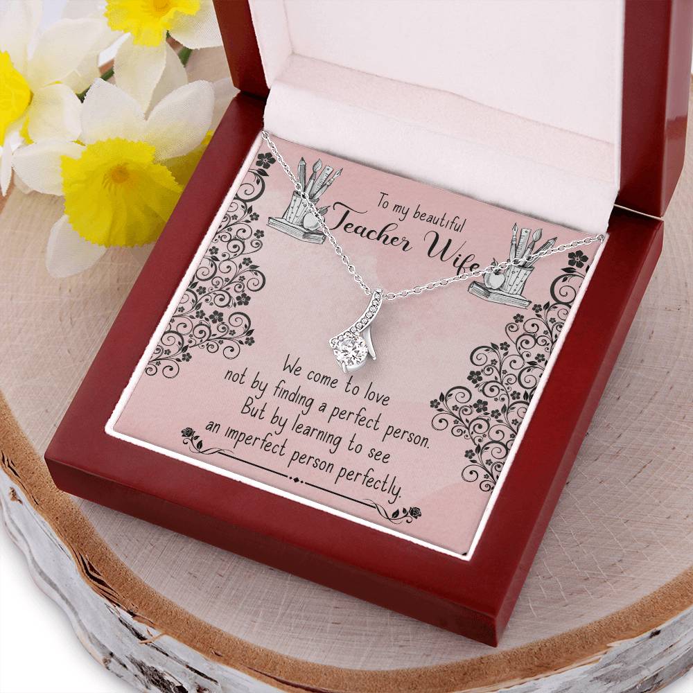 Beautiful Teacher Wife Alluring Beauty Necklace