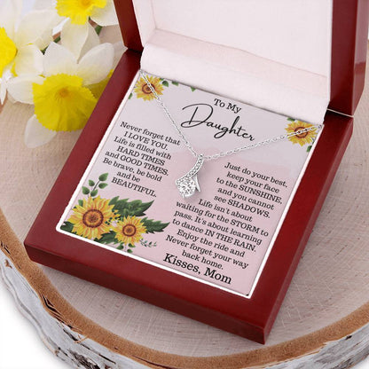 To My Daughter - Alluring Beauty Necklace For Gift - Gift For Daughter 1 Alluring Beauty Necklace