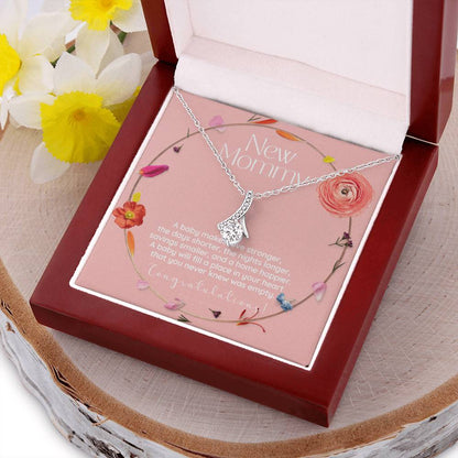 Mom To Be Necklace New Mom Necklace First Time Mom Necklace Pregnancy Gift New Mom Gift New Mommy Gift New Mom Gift Jewelry Alluring Beauty Necklace