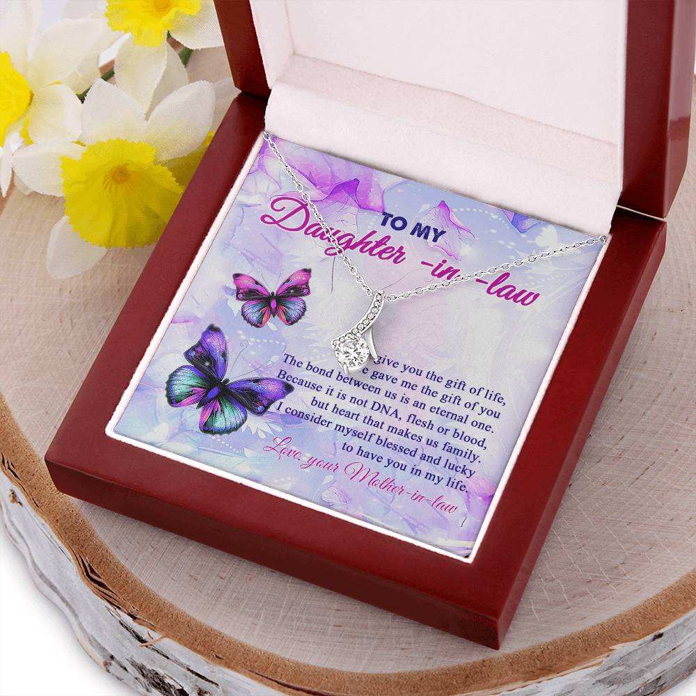 The Gift Of Life - Best Gift For Daughter-In-Law Alluring Beauty Necklace