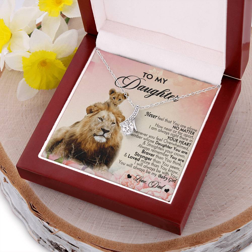 To My Daughter Alluring Beauty Necklace 10  Alluring Beauty Necklace