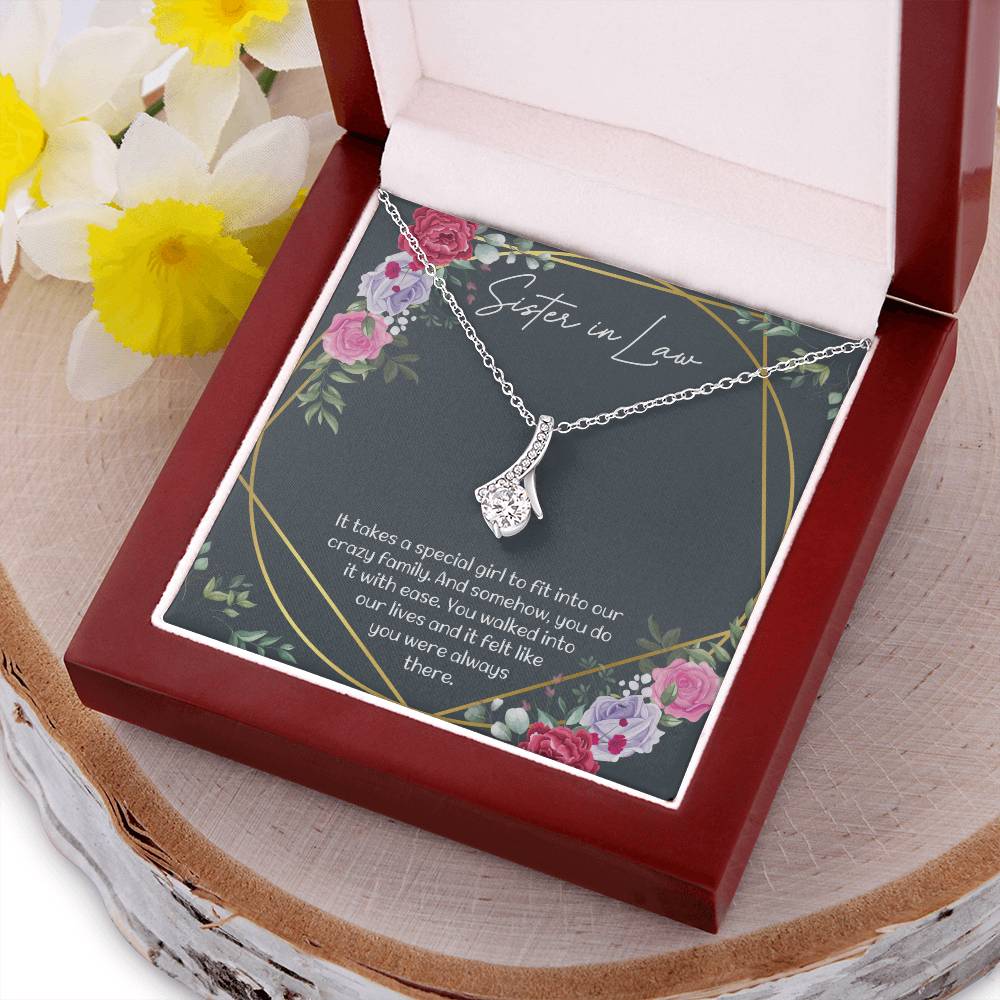 Sister In Law Gift Necklace Sister In Law Wedding Gift Sister In Law Birthday Gift Sister In Law Necklace To My Sister In Law Necklace Alluring Beauty Necklace