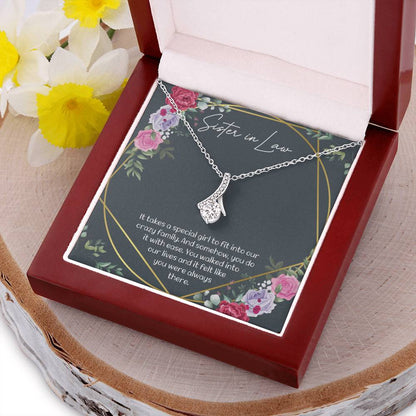 Sister In Law Gift Necklace Sister In Law Wedding Gift Sister In Law Birthday Gift Sister In Law Necklace To My Sister In Law Necklace Alluring Beauty Necklace