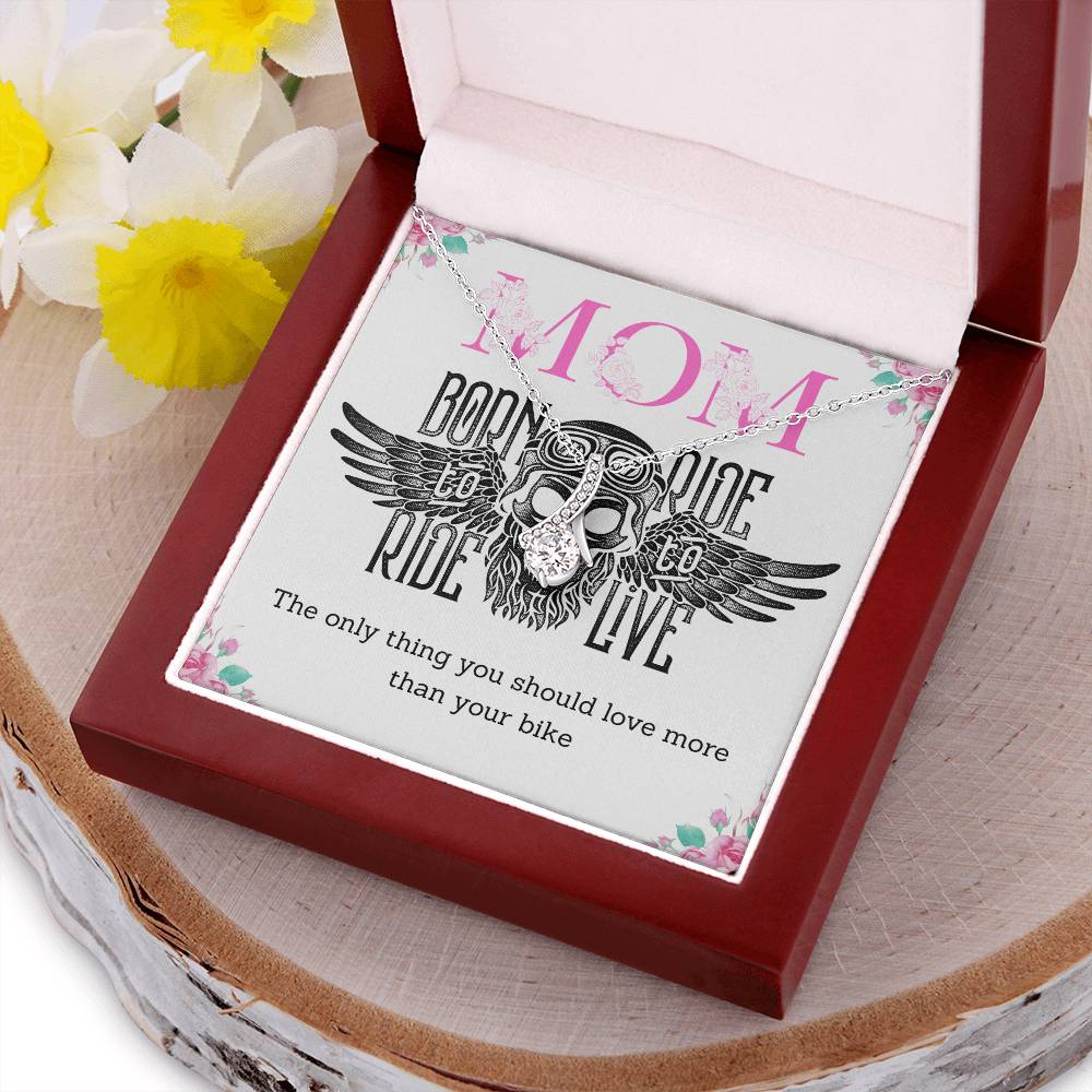 Biker Mom Gift Alluring Beauty Necklace