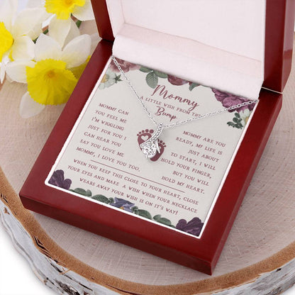 A Wish Necklace For A New Mommy - Mother's Day Gift Alluring Beauty Necklace