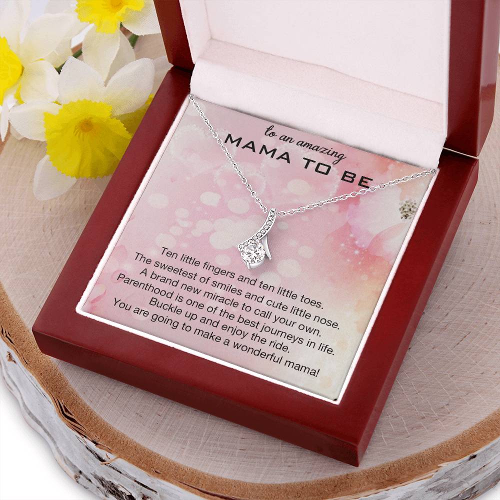 Pregnancy Necklace Gift For Friend Gift For First Time Mom Pregnancy Gift For Best Friend Gift For Mom To Be Alluring Beauty Necklace Alluring Beauty Necklace